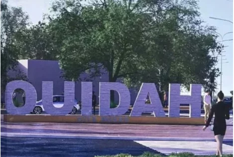 Bénin : l'entrée de la ville de Ouidah a désormais un nouveau visage