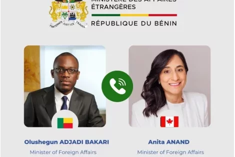 Diplomatie : échange téléphonique entre le ministre Bakari et son homologue canadienne, ce qu'ils se sont dit