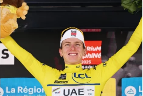 Cyclisme : Tadej Pogačar remporte son premier Critérium du Dauphiné