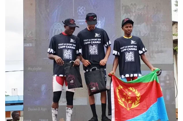 Tour du Bénin 2026 : le podium de l'étape4, Dasso-Porto-Novo