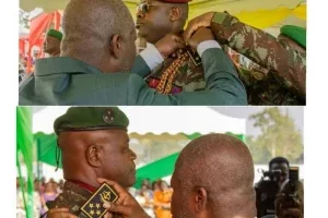 Forces Armée Béninoise : Abou Issa et Faïzou Gomina portent officiellement leurs nouveaux galons