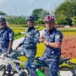 Cotonou : voici pourquoi la police organise désormais des patrouilles à vélo