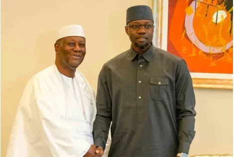 Côte d'ivoire : Ousmane Sonko reçu par Alassane Ouattara