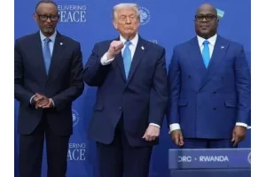 RDC-Rwanda : devant Trump, Tshisekedi et Kagame signent un accord de paix