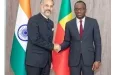 Olushegun Bakari reçoit les copies figurées des lettres de créance de l'Ambassadeur de l'Inde près le Bénin