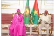 Burkina Faso : Monseigneur Éric Soviguidi présente ses lettres de créance au Président Ibrahim Traoré