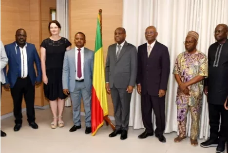Bénin : les 04 experts internationaux, chargés d'auditer le fichier électoral chez le président de la Cour constitutionnelle