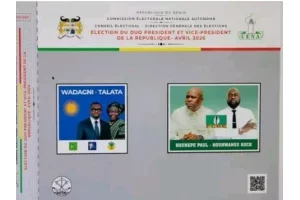 Présidentielle d'avril au Bénin : la CENA valide le spécimen du bulletin unique