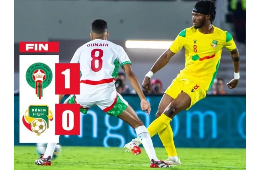 Match amical : sans triompher, le Maroc domine le Bénin