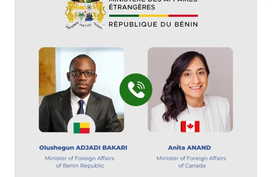 Diplomatie : échange téléphonique entre le ministre Bakari et son homologue canadienne, ce qu'ils se sont dit