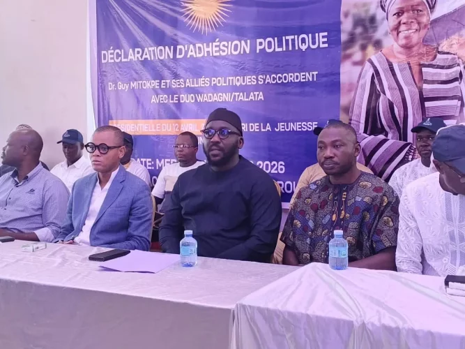 Présidentielle d'avril au Bénin : après sa démission du parti Les Démocrates, Guy Mitokpè annonce son soutien à Wadagni