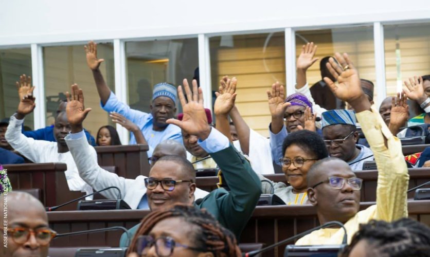 10e législature : le premier rapport d'activités de Joseph Djogbénou adopté à l'unanimité