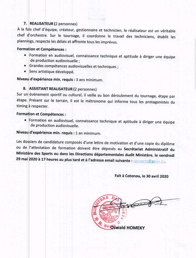 suite et fin du communiqué suite et fin du communiqué