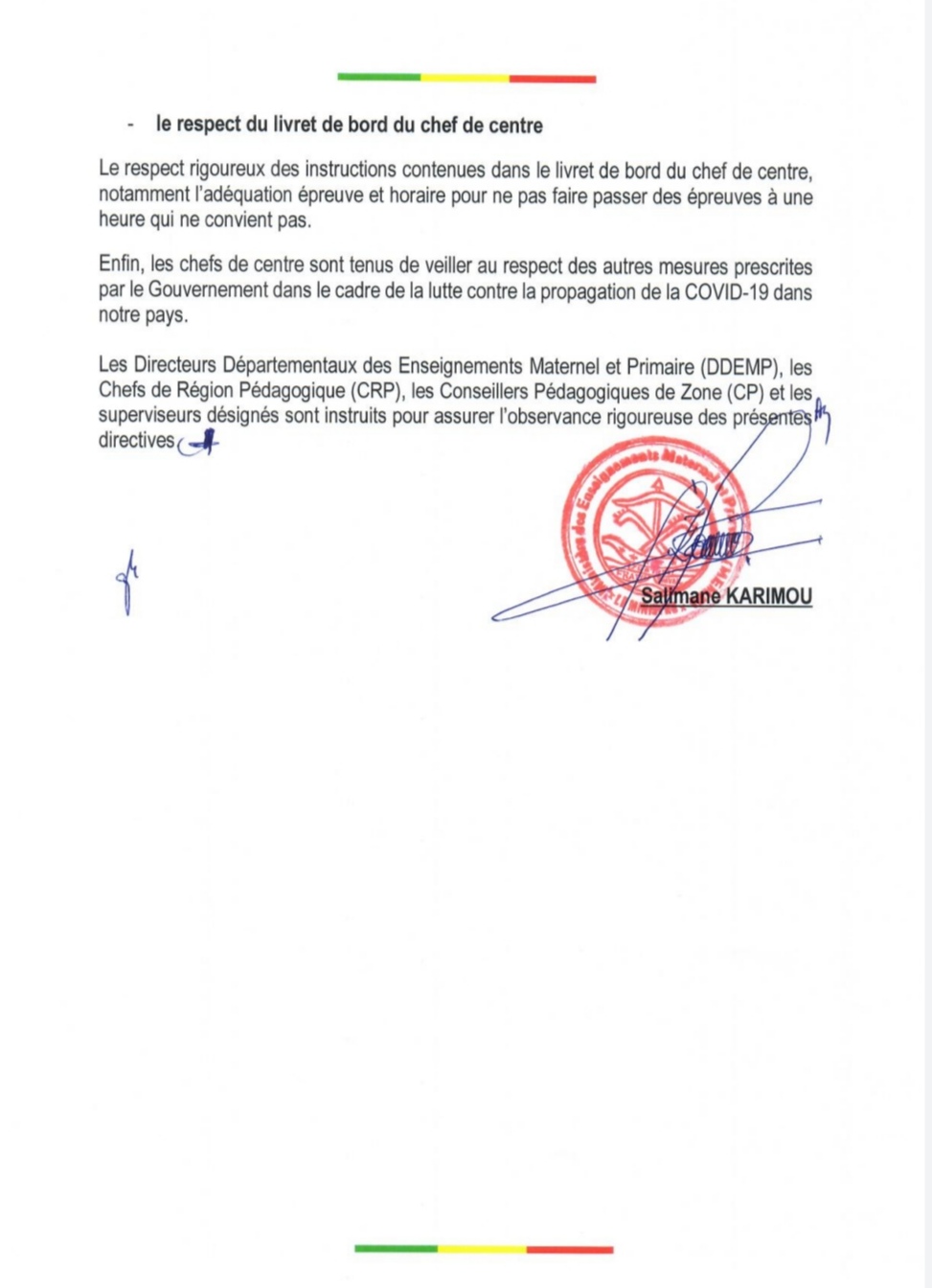 suite et fin de la note de service suite et fin de la note de service