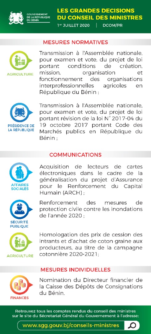 voici les grandes décisions