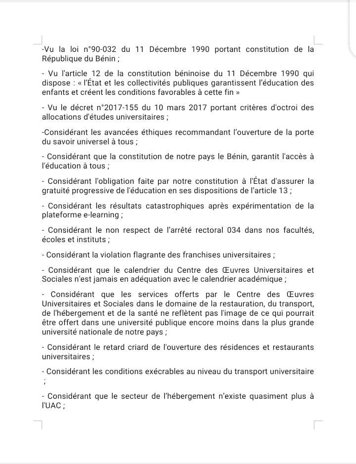 la suite de...
