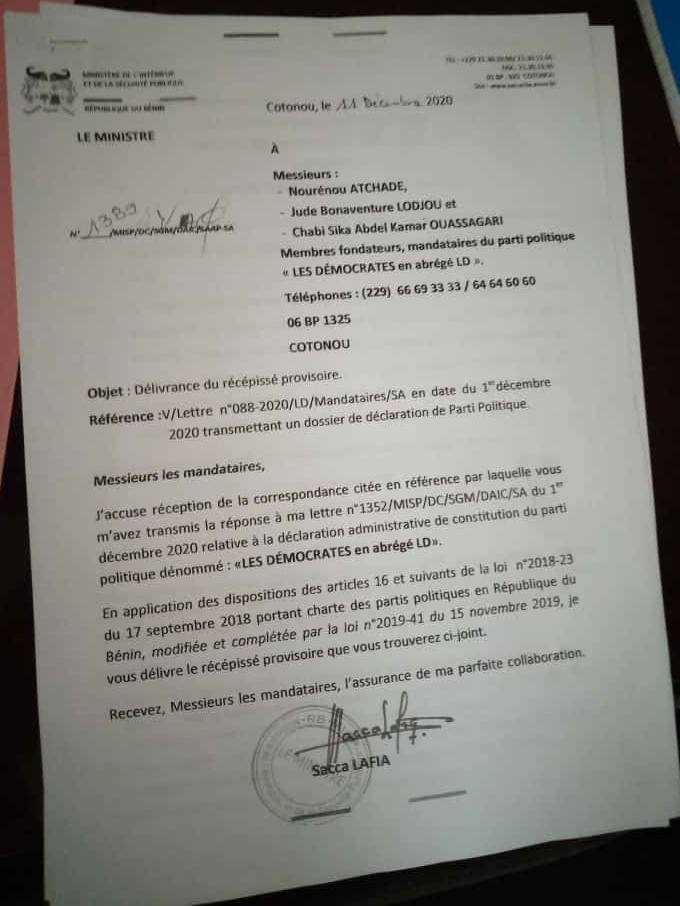 voici le document