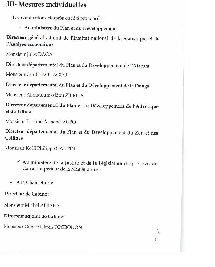 voici les nominations