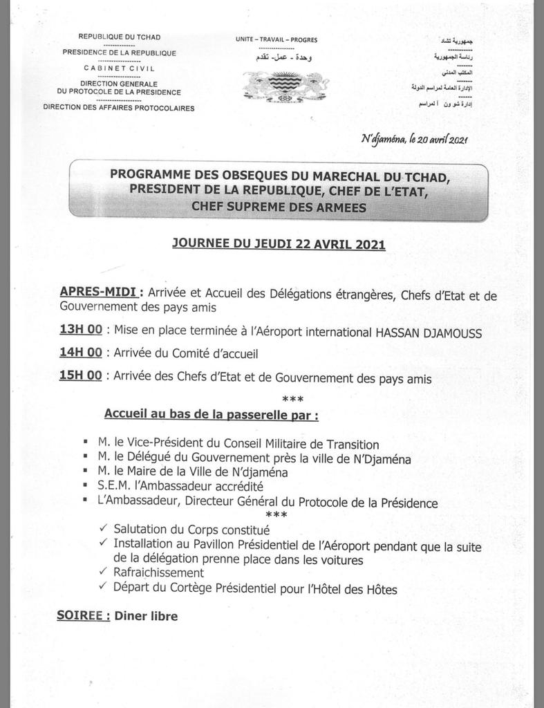 Voici le programme Voici le programme