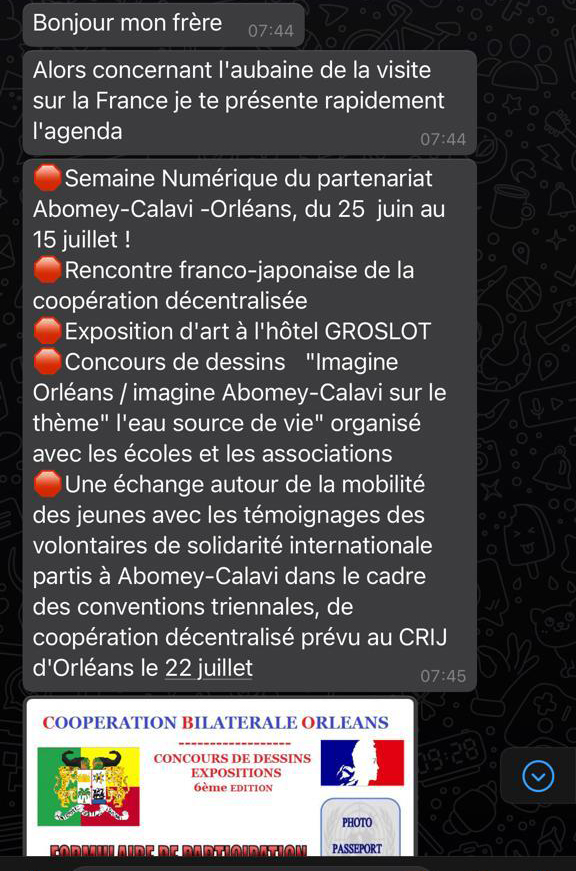 ses échanges avec un ami qui a évité son piège