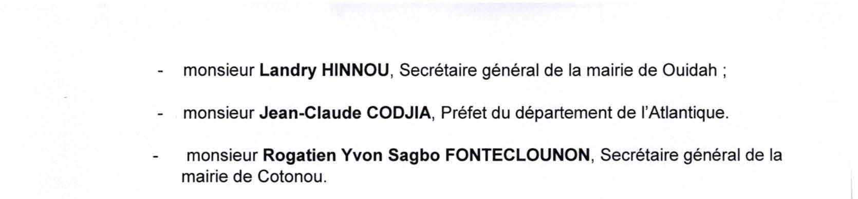 la suite de...