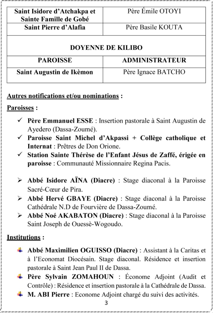 la suite de...