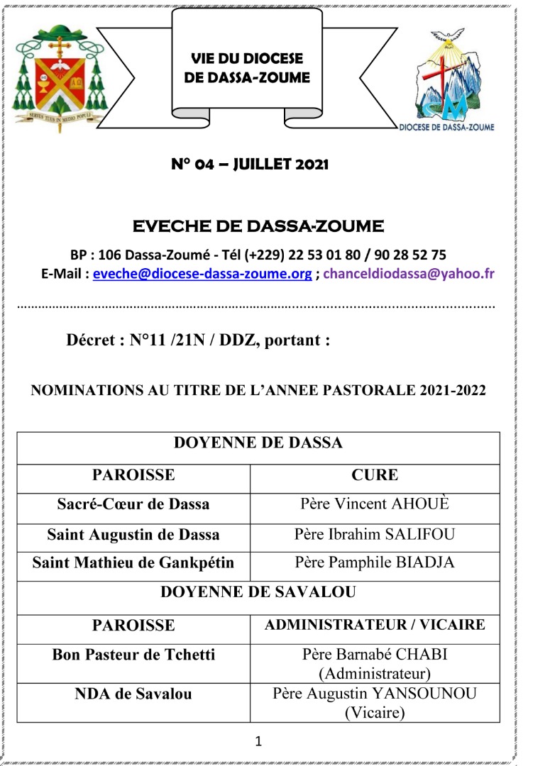 voici les nominations
