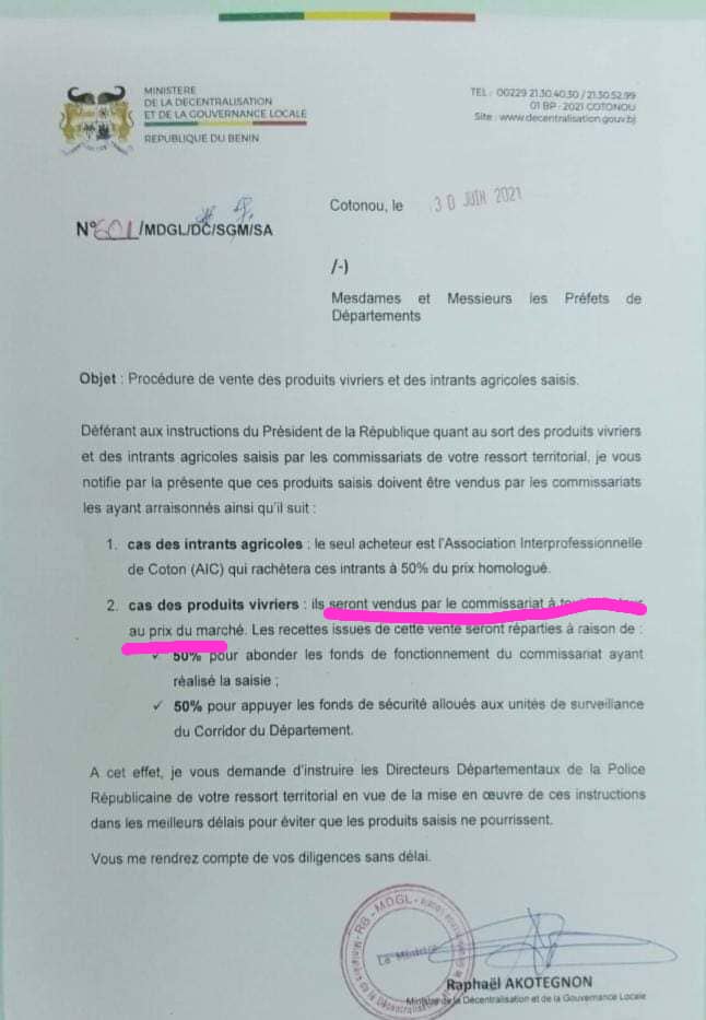 Voici la correspondance