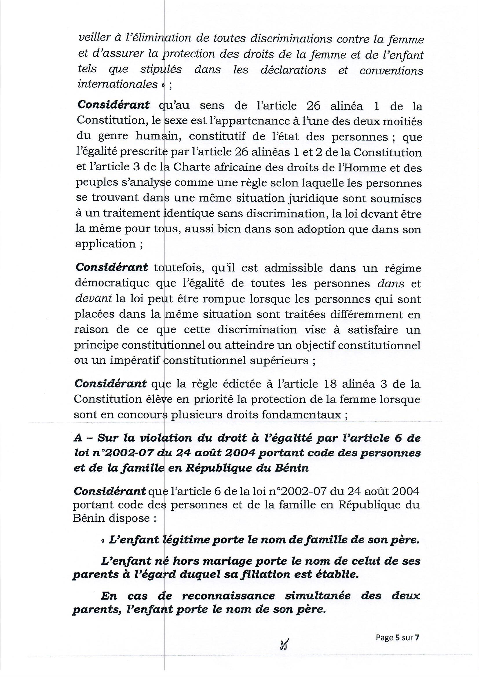 la suite de...