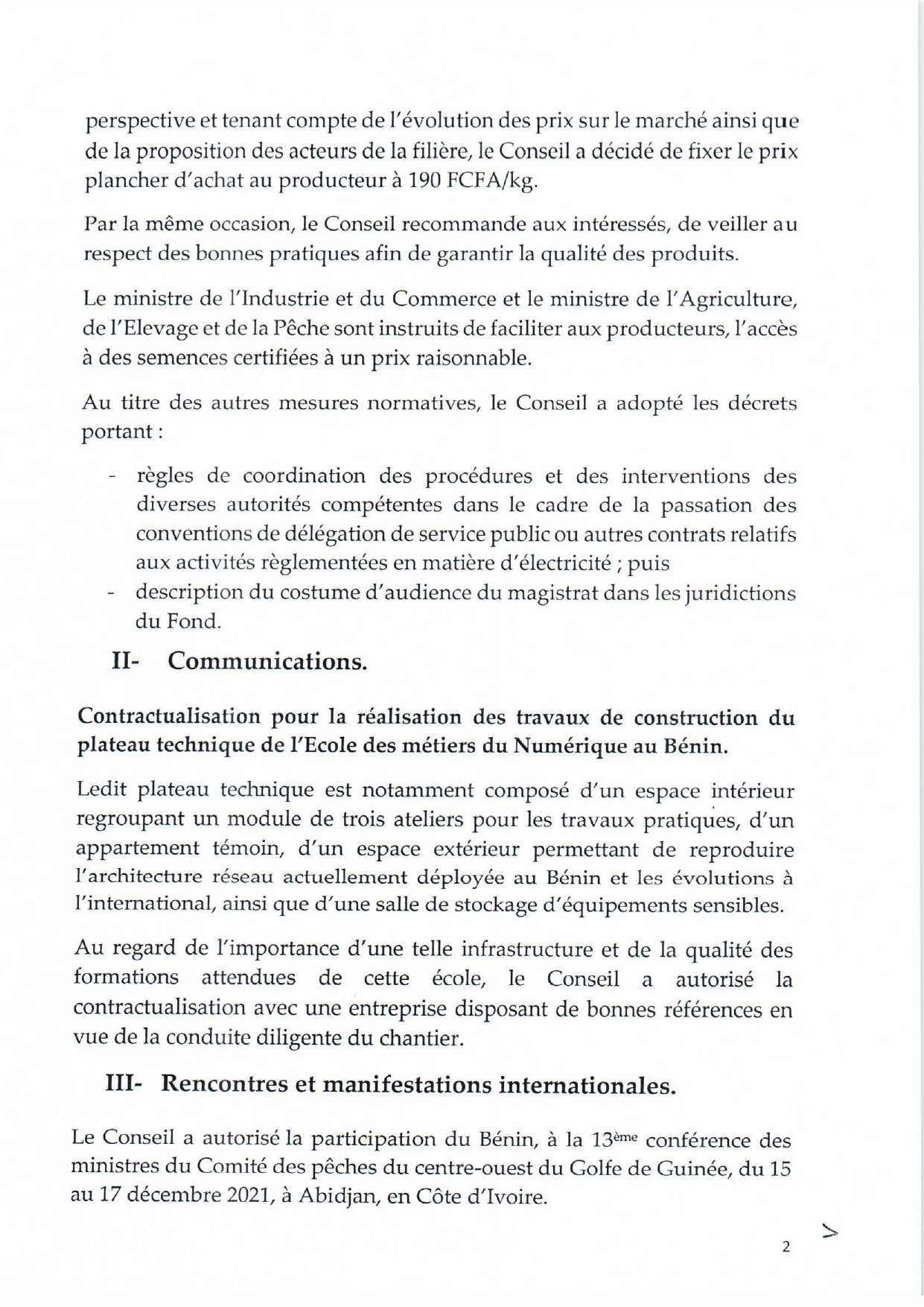 la suite de...