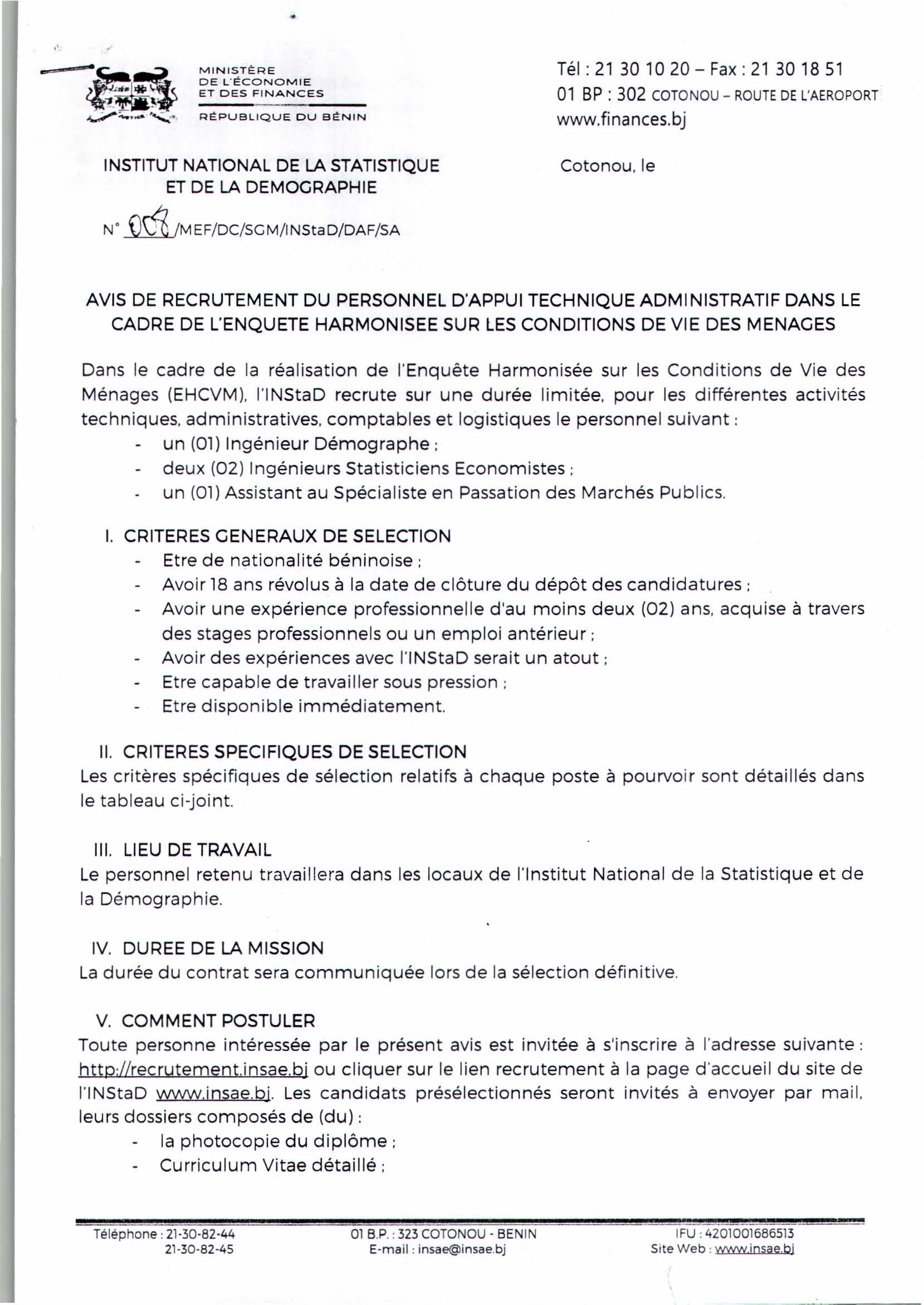 voir le communiqué