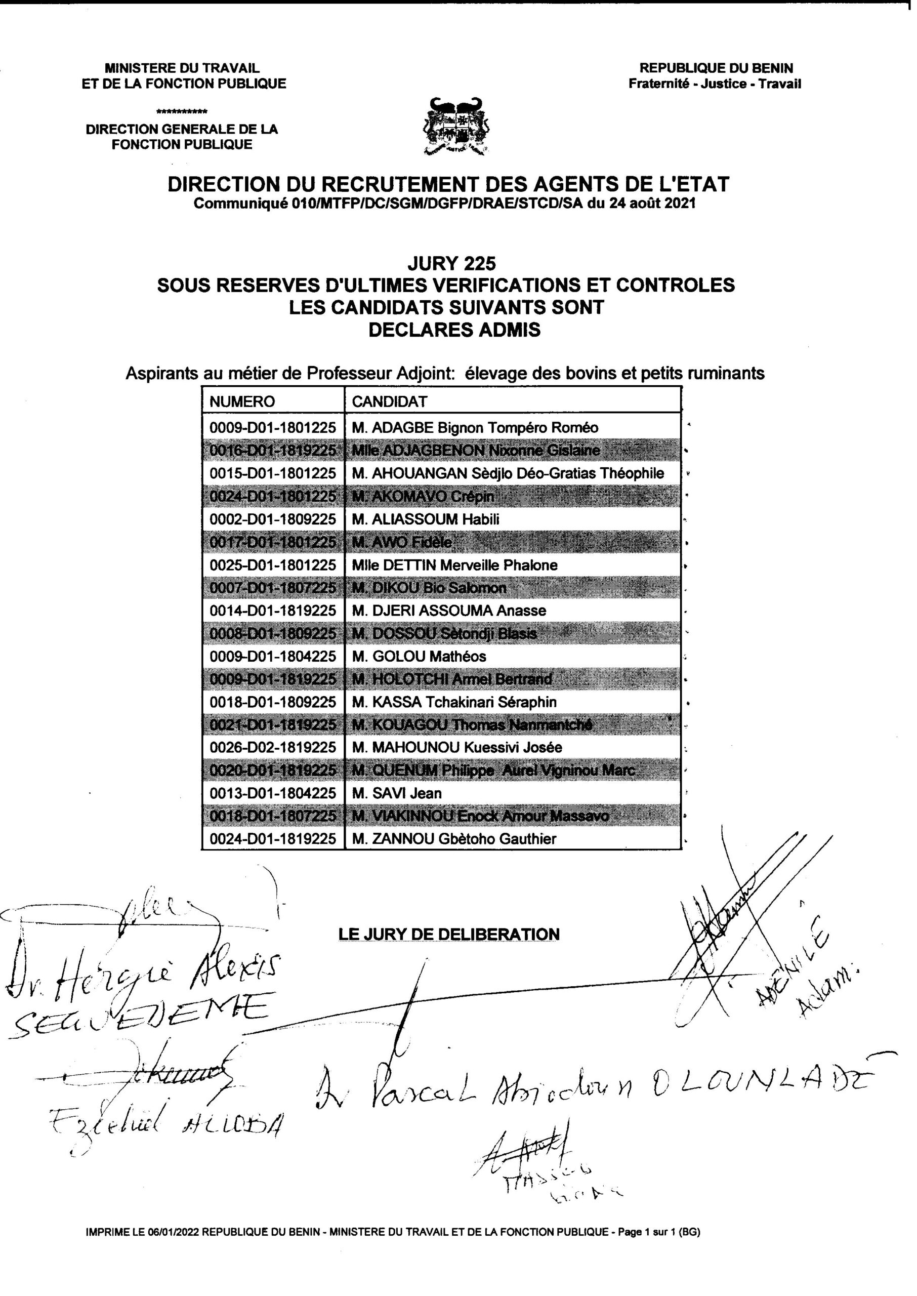la suite de...