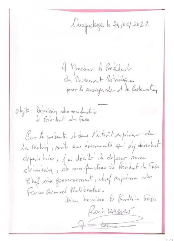 Voici la lettre Voici la lettre