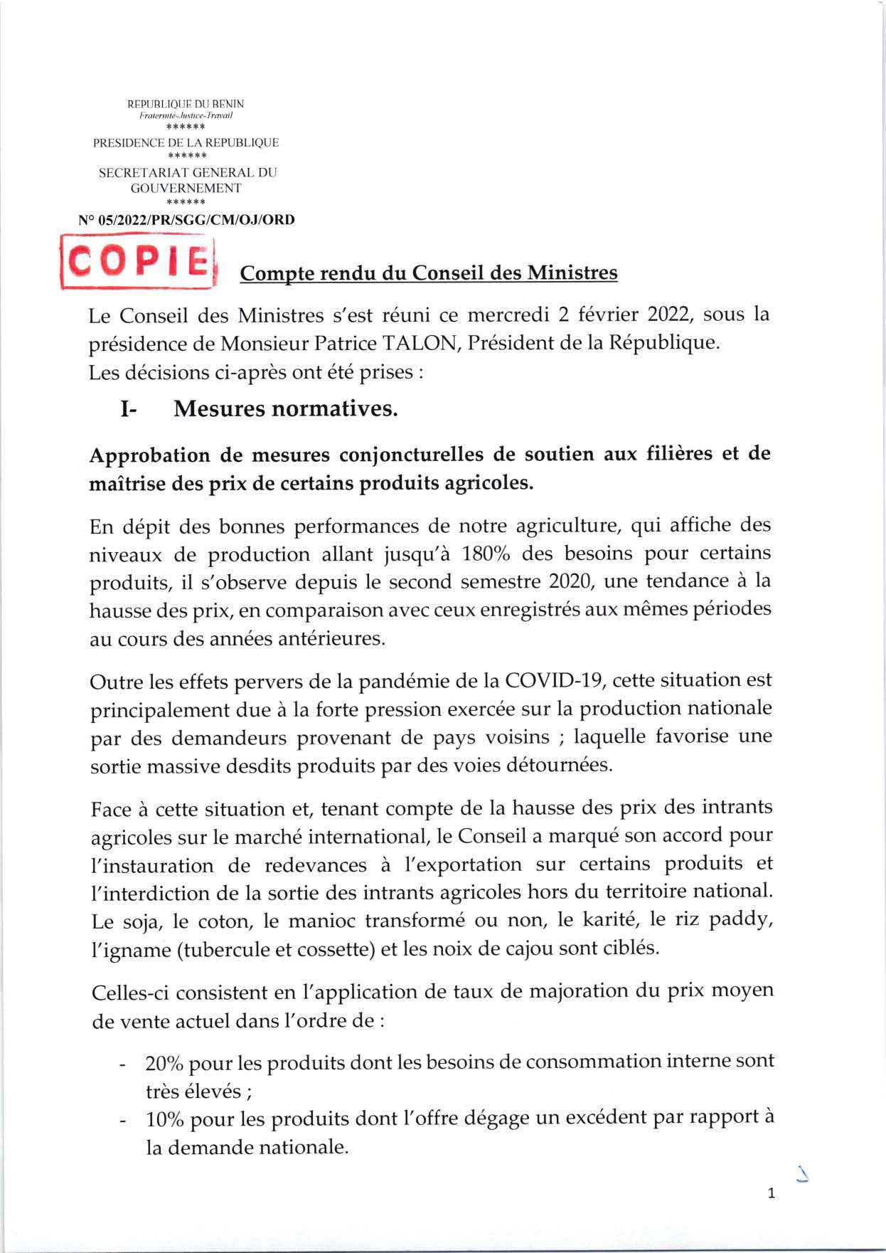 voici le compte rendu