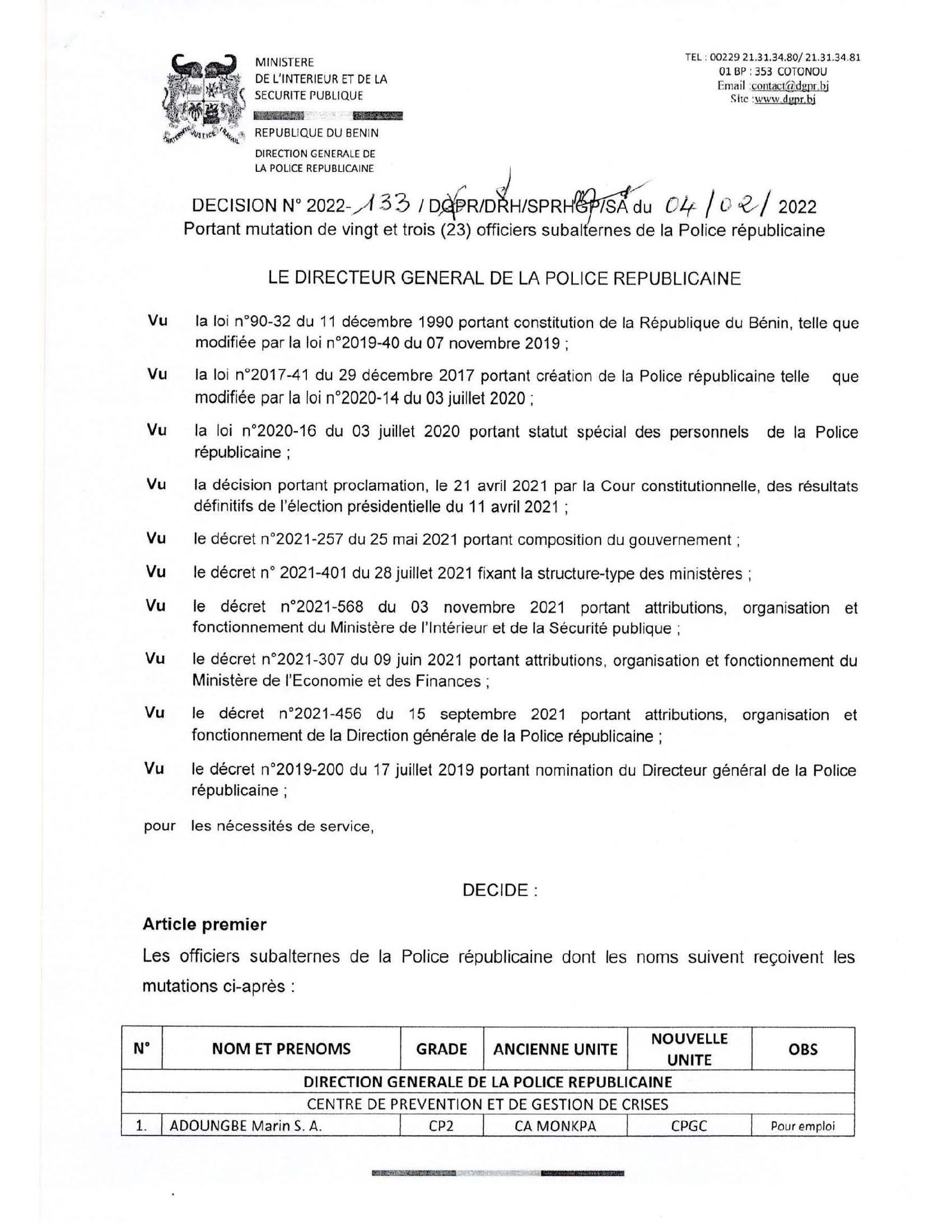 voici la liste voici la liste