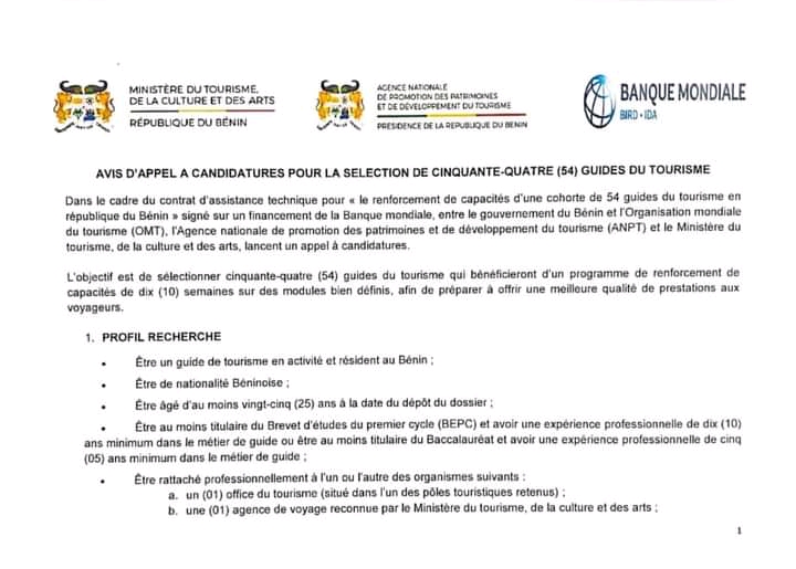 voici les conditions et profils ... voici les conditions et profils ...