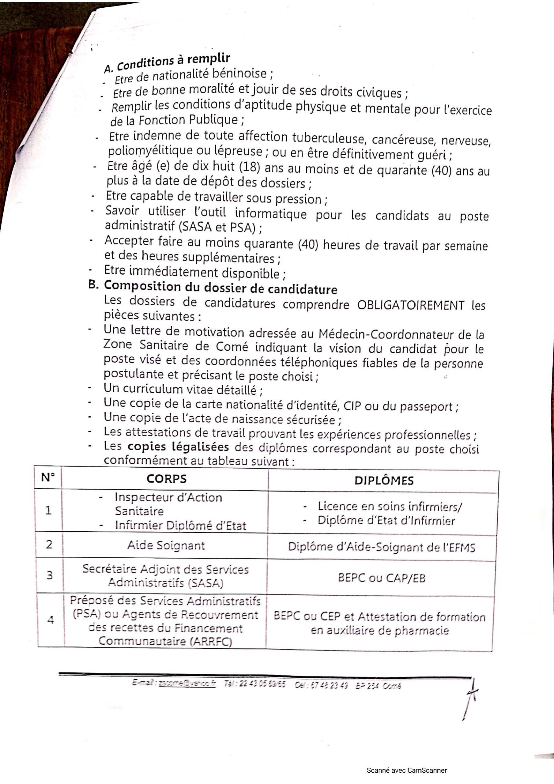 suite du communiqué