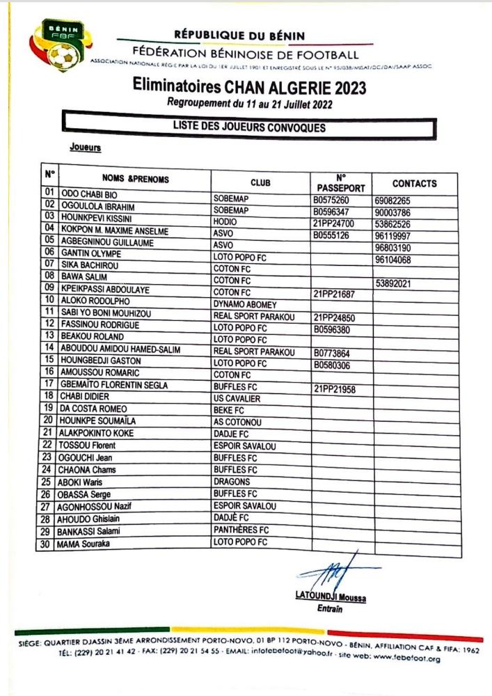 la liste