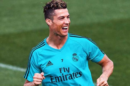 Football : Cristiano Ronaldo s’entraîne sur les installations du Real Madrid