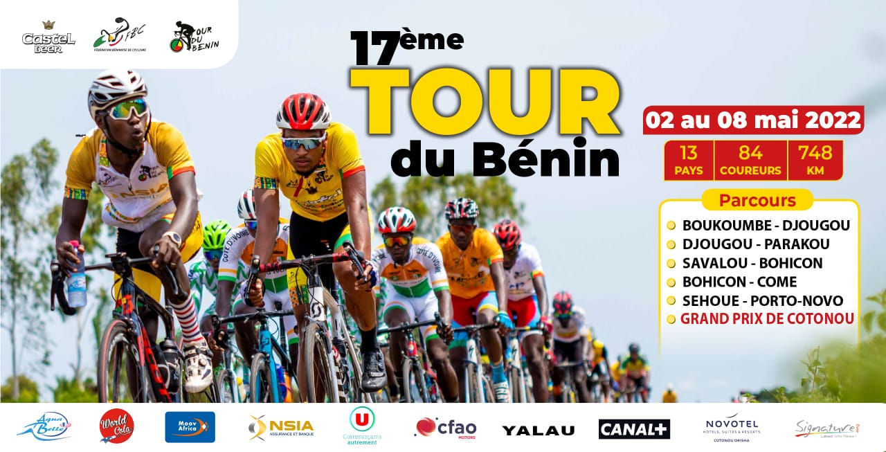 Tour du Bénin 2022 : Départ des délégations présentes de Cotonou pour Natitingou