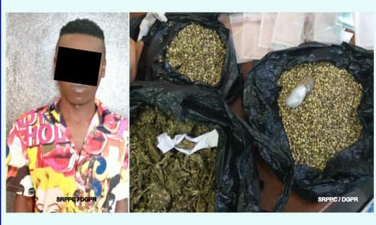 Cotonou : saisie d’une importante quantité de chanvre indien par la police du 13è