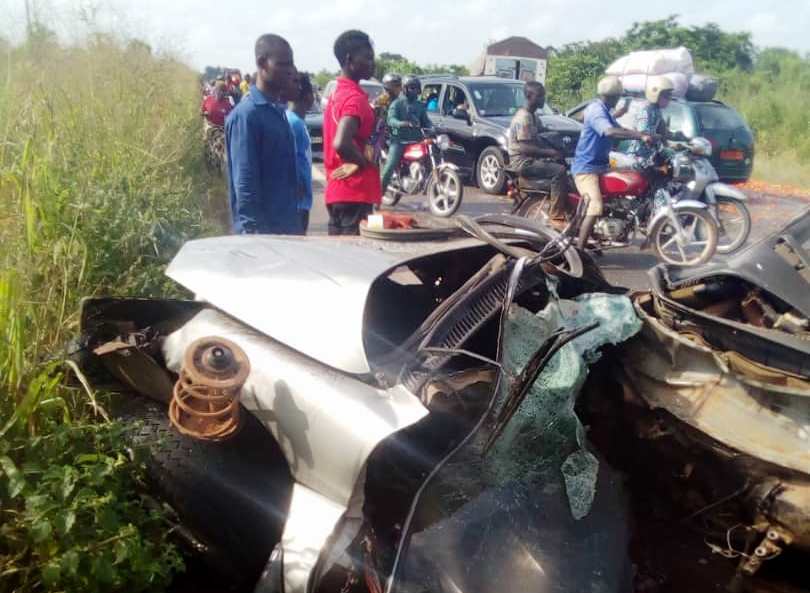 Accident : 04 morts, des blessés graves après la collision entre deux voitures à Allada