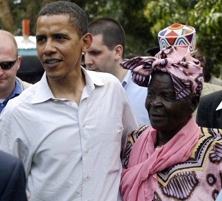 Obama , l’ancien président américain pleure « Mama Sarah », sa grand-mère décédée