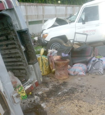 Glo-Djigbé : collision entre une ambulance et un minibus, au moins 10 blessés graves