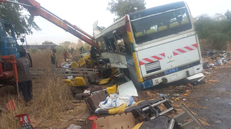 Sénégal : Au moins 40 morts et 85 blessés dans une collision entre deux bus