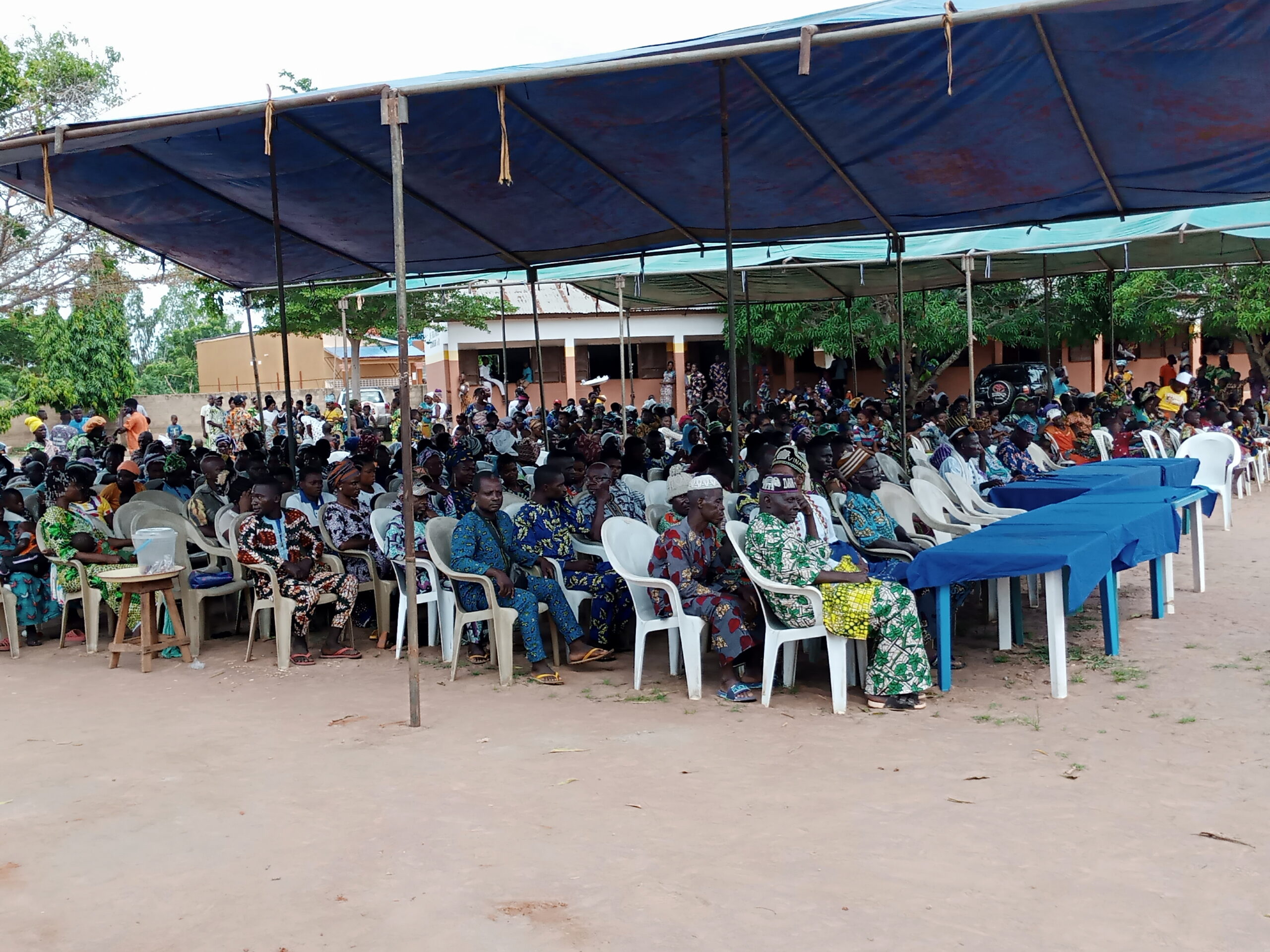 Une partie des militants qui ont pris fait et cause pour leurs leaders