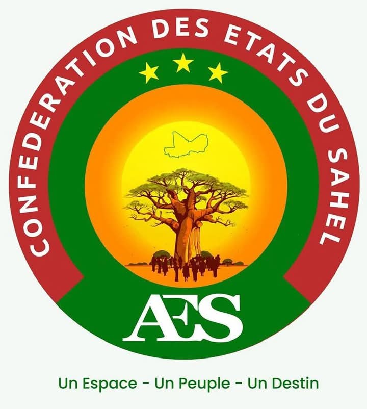 Voici le logo officiel de l'AES