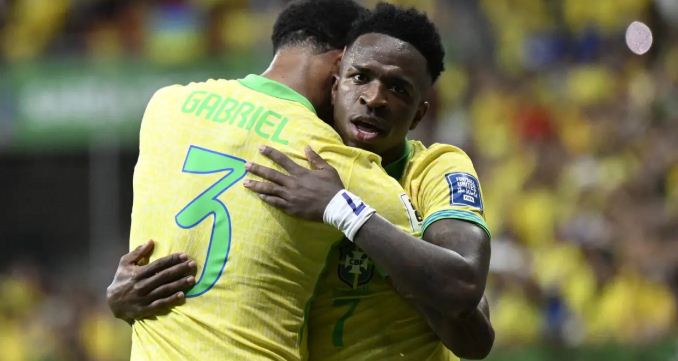 CDM 2026 (Q) : Vinicius Junior sauve le Brésil en éliminatoires face à la Colombie