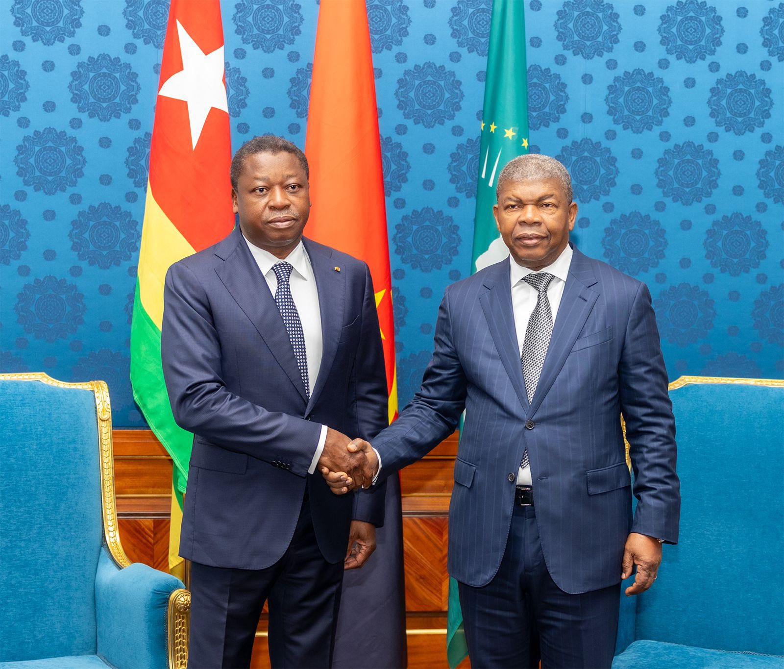 Coopération : Faure Gnassingbé du Togo reçu par le président angolais João Lourenço