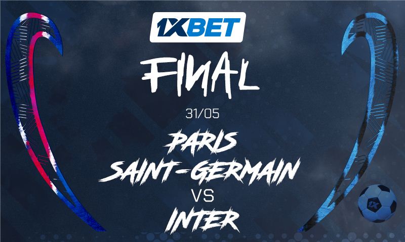 Affiche finale ligue des champions PSG vs INTER MILAN